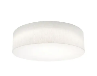 AFX Lighting ANF2432L5AJUD-LW-MSBB 24-in 42W Anton Flush Mount w/ BBU & MS, 120V-277V, CCT Select, L. White