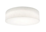 AFX Lighting ANF2432MB-LW Anton 3 Light 24 inch Linen White Flush Mount Ceiling Light in Incandescent