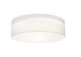 AFX Lighting ANF3044L5AJUD-LW-BB 30-in 60W Anton Flush Mount w/BBU, 120V-277V, Selectable CCT, L. White