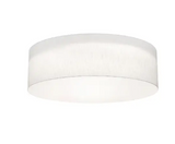 AFX Lighting ANF3044L5AJUD-LW-MS 30-in 60W Anton Flush Mount w/ MS, 120V-277V, Selectable CCT, L. White