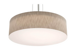 AFX Lighting ANP3044MBBK-JT Anton 4 Light 30 Inch Drum Pendant In Black With Jute Shade-White Bottom Acrylic Diffuser