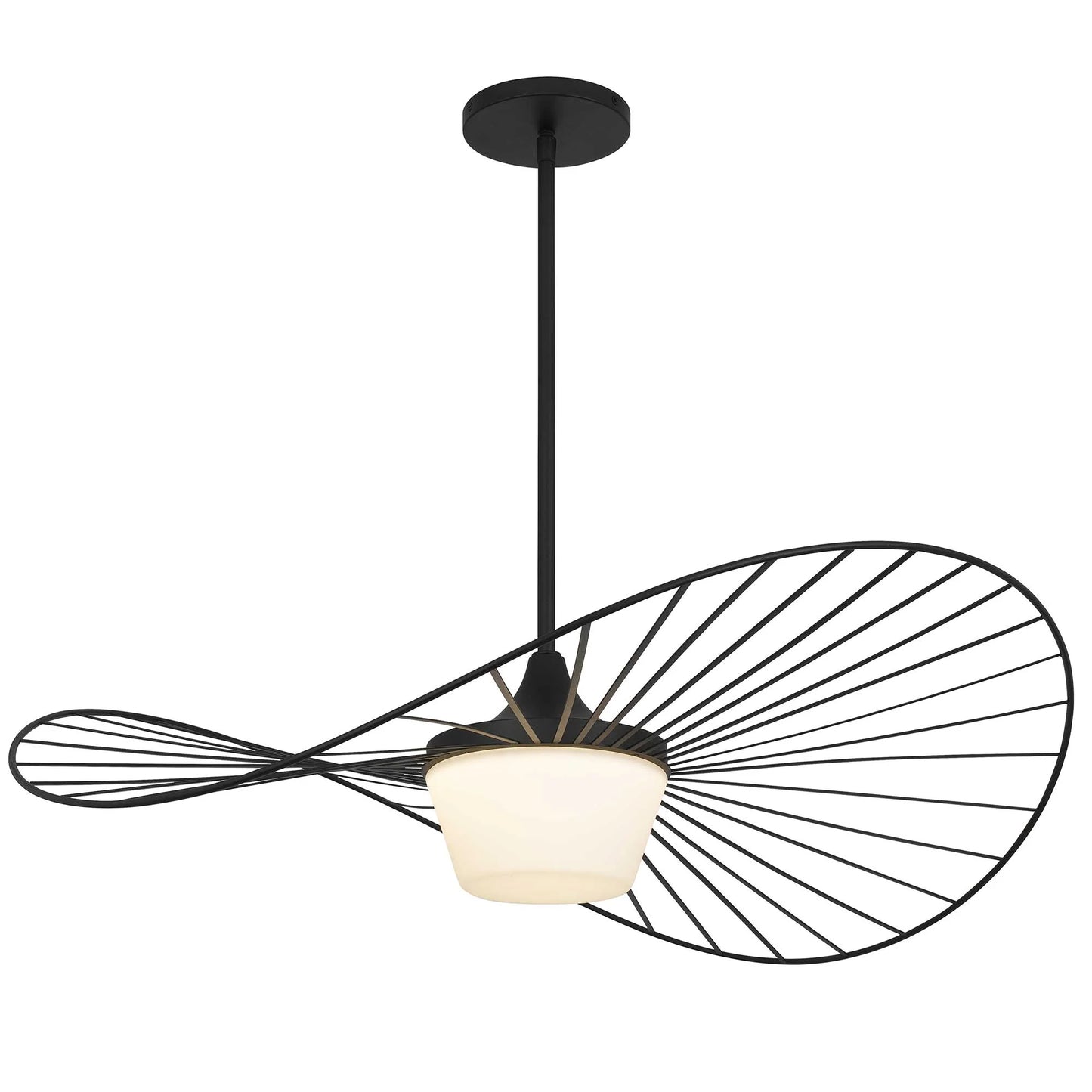 Alteck lighting AP0070-5CCT-W-BK 34" New Wave LED Indoor Ceiling Pendant Light  - Finish: Sand Black