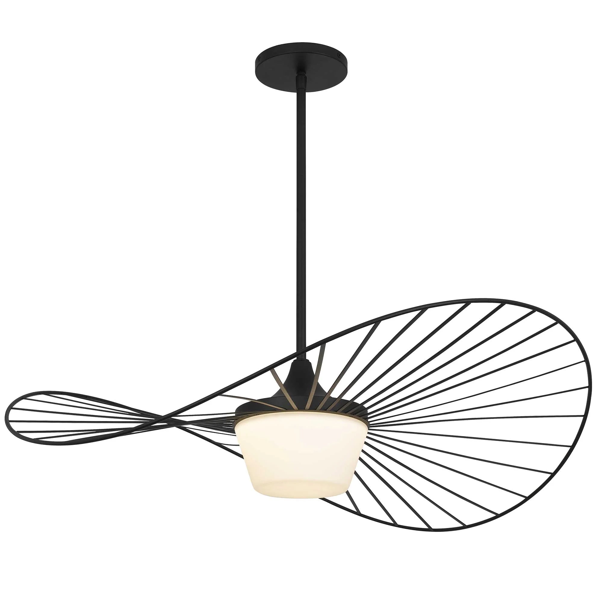 Alteck lighting AP0070-5CCT-W-BK 34" New Wave LED Indoor Ceiling Pendant Light  - Finish: Sand Black