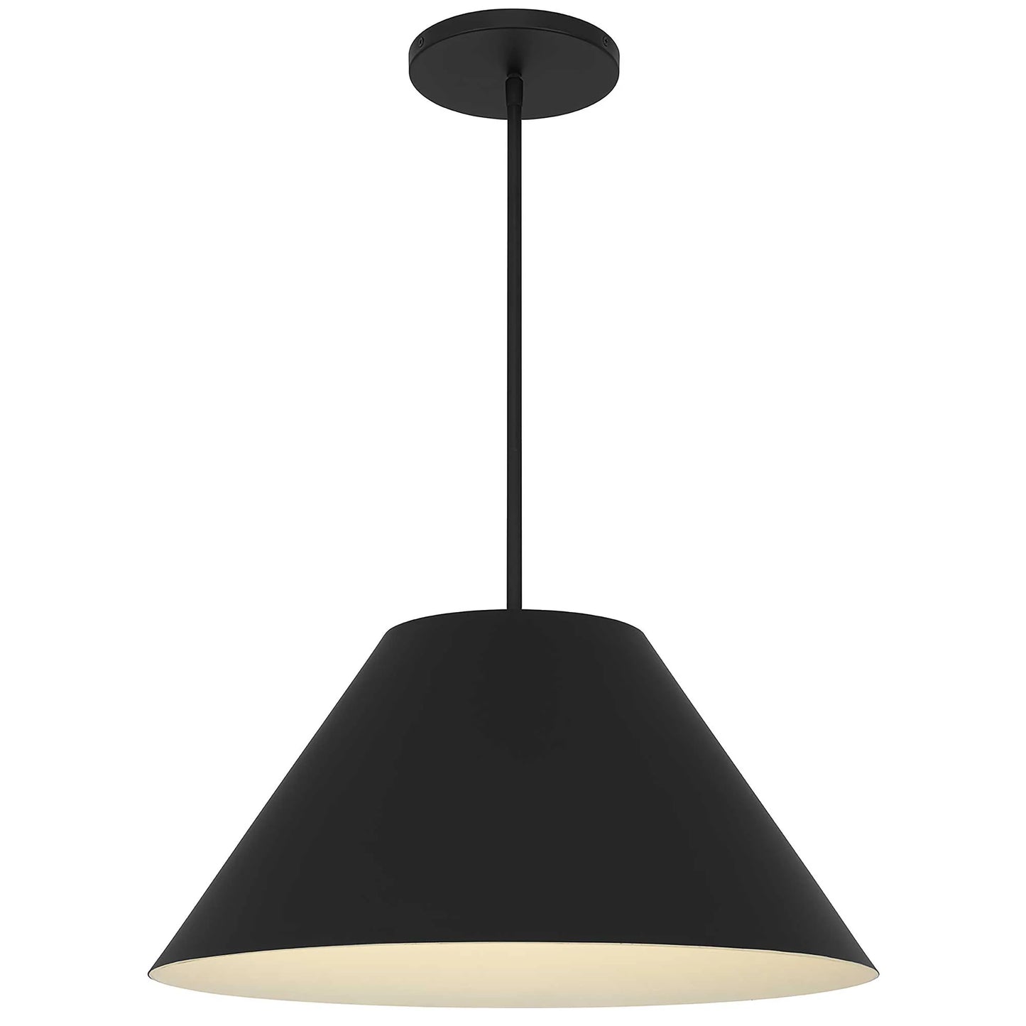 Alteck lighting AP0078-5CCT-W-BK 21.88" Jaz LED Pendant Light With Modern Indoor & Outdoor Hanging Fixture - Finish: Sand Black