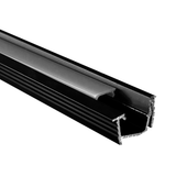 ABBA Lighting AP42-Bk Aluminum Profile Channel, Black