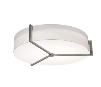 AFX Lighting APF3044L5AJUDWG-LW-MSBB 33-in 60W Apex Flush Mount w/ MS & BB, 120V-277V, CCT Select, WG/LW