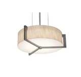 AFX Lighting APP1214MBWG-JT Apex 2 Light 14 inch Satin Nickel Pendant Ceiling Light