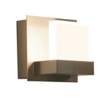 AFX Lighting ARLS050407L35MVSN Arlo 5 Inch Tall LED Wall Sconce In Satin Nickel With Frosted Acrylic Diffuser