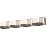 AFX Lighting ARLV330424L35MVSN Arlo 33 Inch LED Bath Vanity Light In Satin Nickel With Frosted Acrylic Diffuser