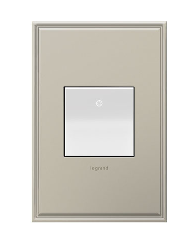 Legrand ASPD1542W277 Adorne 277V 4-Way Paddle Switch with Microban, White Finish