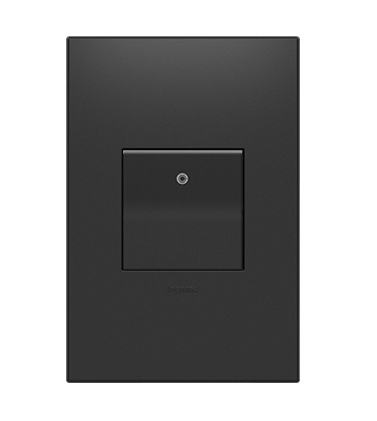 Legrand ASPD2032G4 Adorne 20A Paddle Switch with Microban, Graphite Finish