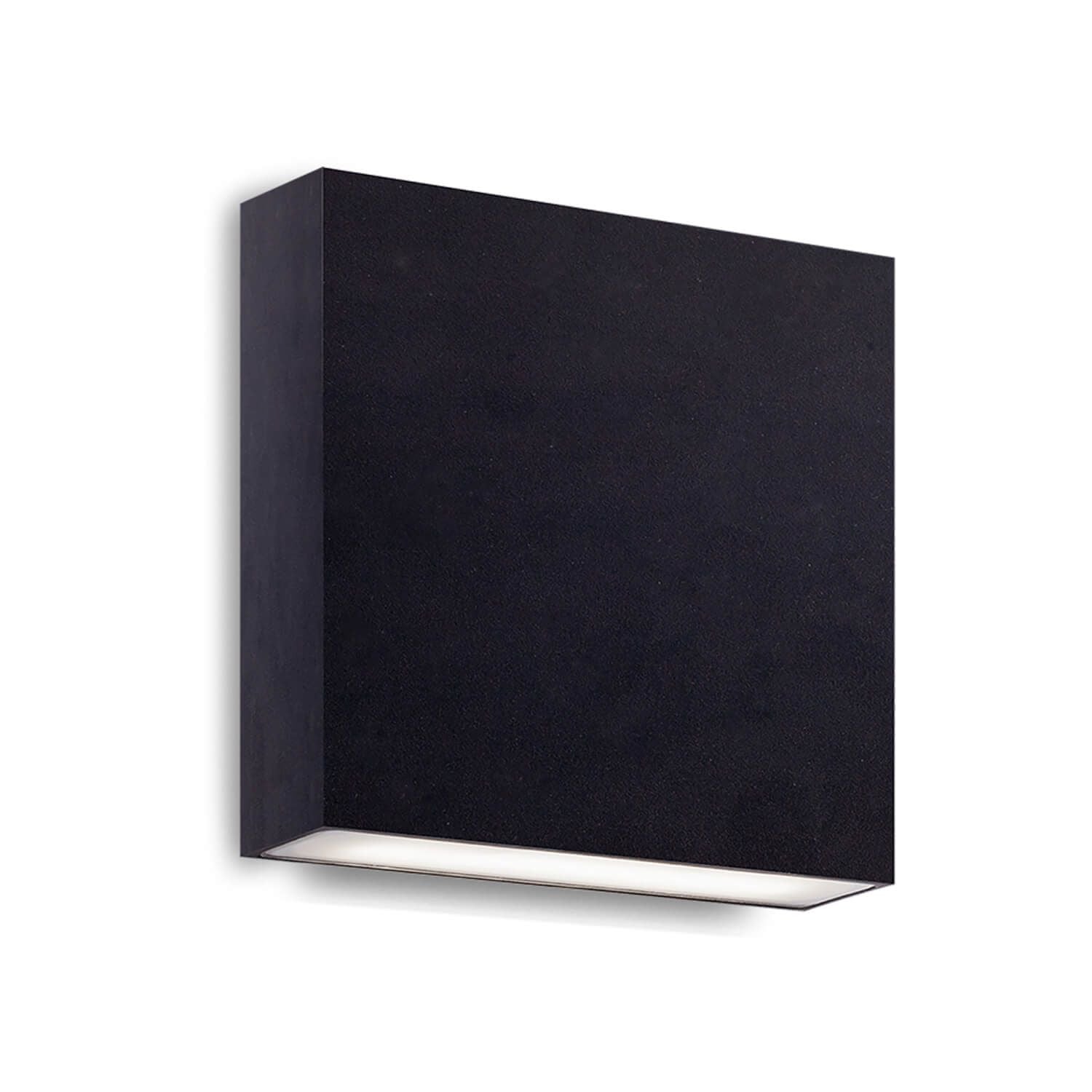 Kuzco Lighting AT67006-BK-UNV Mica 6 inch Tall LED Outdoor Wall Light in Black with Frosted Glass