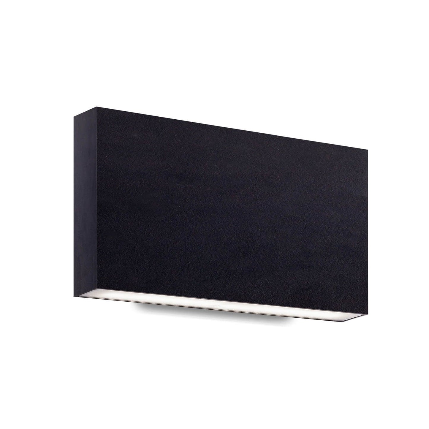 Kuzco Lighting AT67010-BK-UNV Mica 10 inch Tall LED Outdoor Wall Light in Black with Frosted Glass