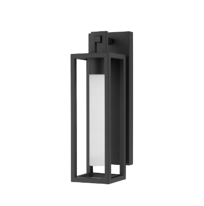 AFX Lighting AVRW0717LAJUDBK Avery 19 Inch LED Outdoor Wall Light, 120-277V ,Wattage 20W, 5CCT 2700K/3000K/3500K/4000K/5000K , Black Finish