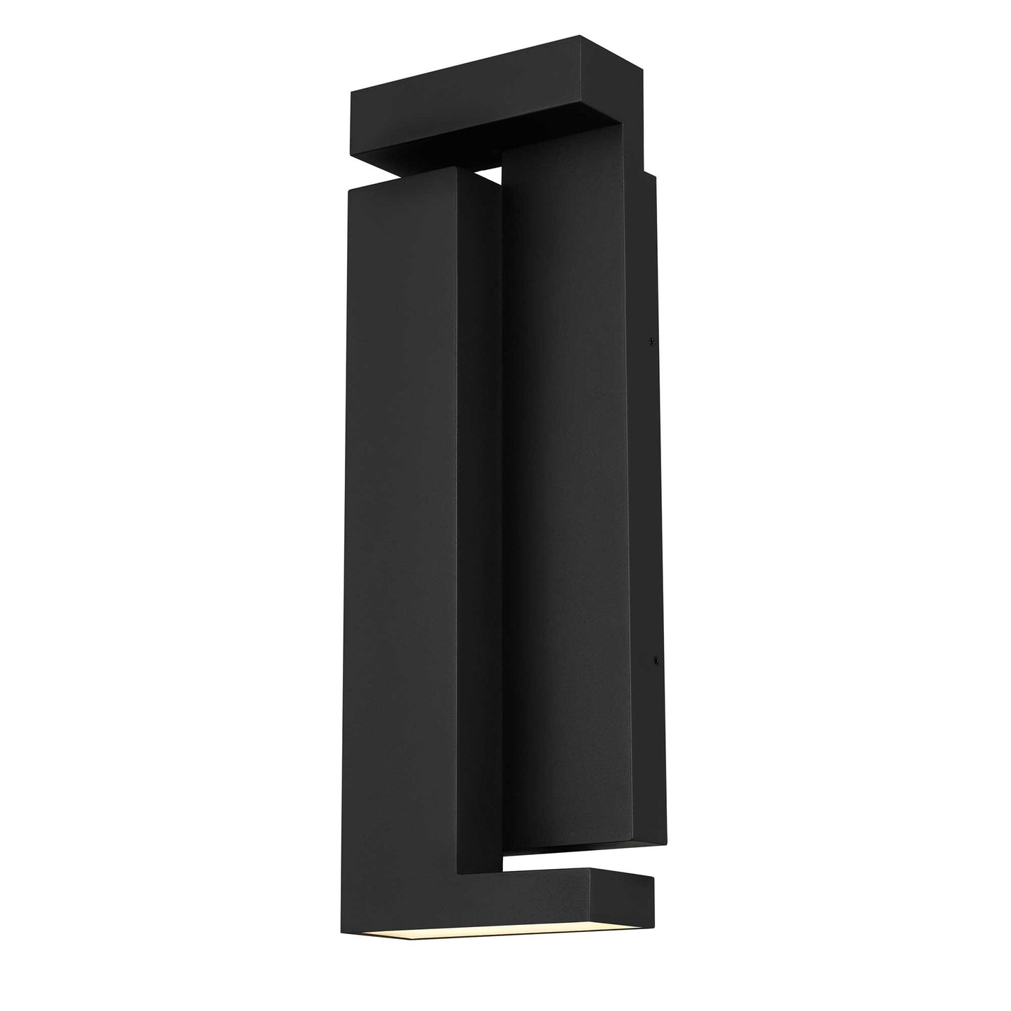 Alteck lighting AW0037-3CCT-W-BK Dance 18" LED Outdoor Wall Sconce Light  - Finish: Sand Black