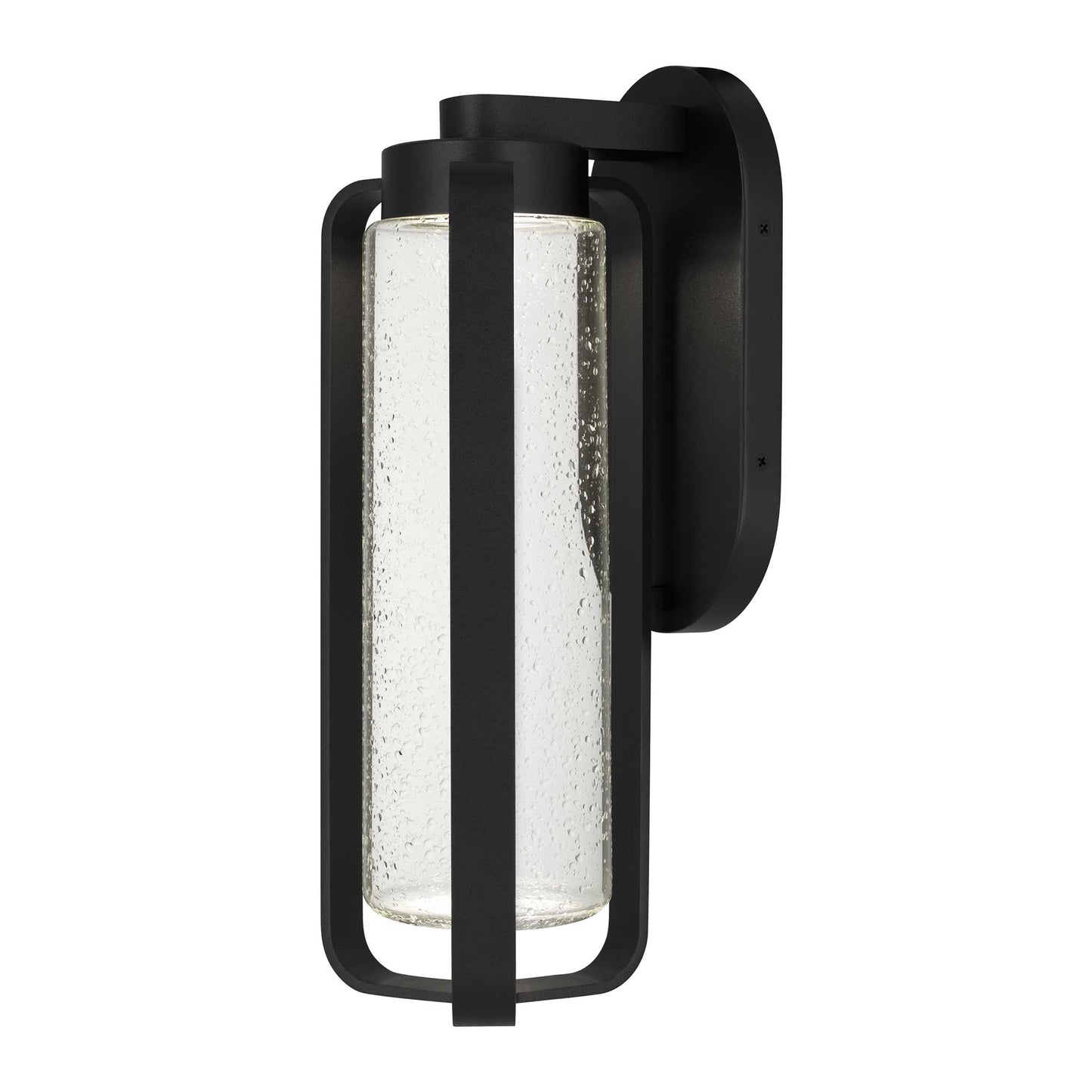 Alteck lighting AW0048-3CCT-W-BK Clover 15.5" LED Outdoor Wall Sconce Light - Finish: Sand Black