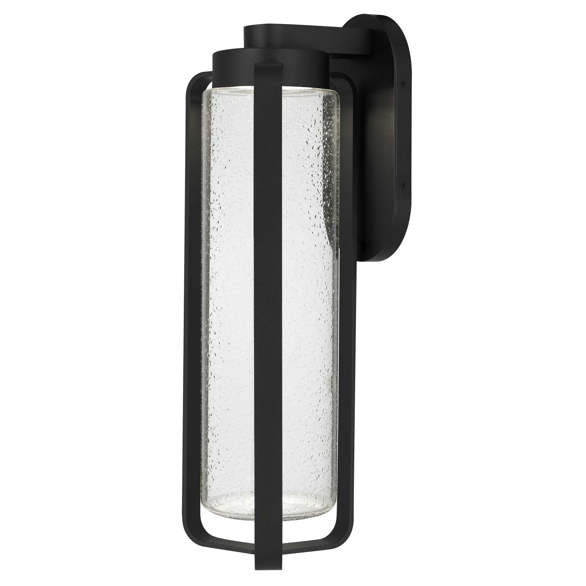 Alteck lighting AW0049-3CCT-W-BK Clover 20.5" LED Outdoor Wall Sconce Light - Finish: Sand Black