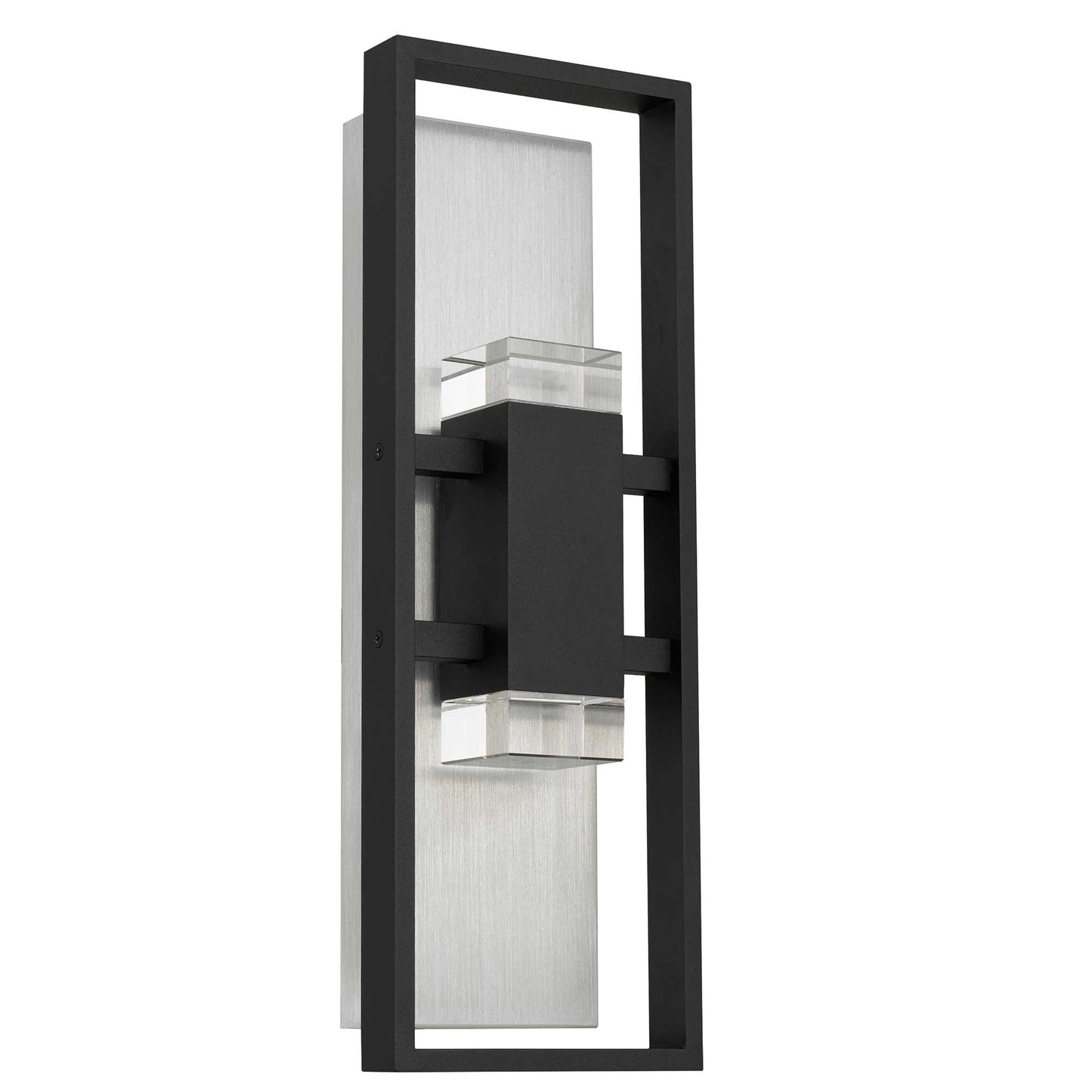 Alteck lighting AW0106-3CCT-W-BK Mars 18" LED Outdoor Wall Sconce Light - Finish: Sand Black