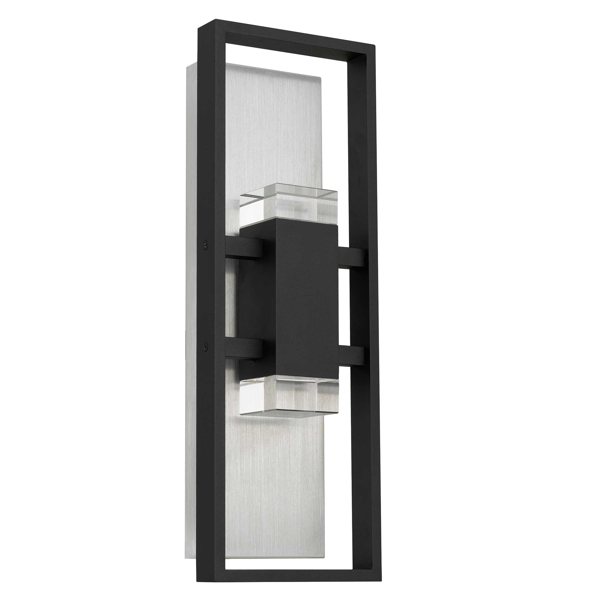 Alteck lighting AW0106-3CCT-W-BK Mars 18" LED Outdoor Wall Sconce Light - Finish: Sand Black