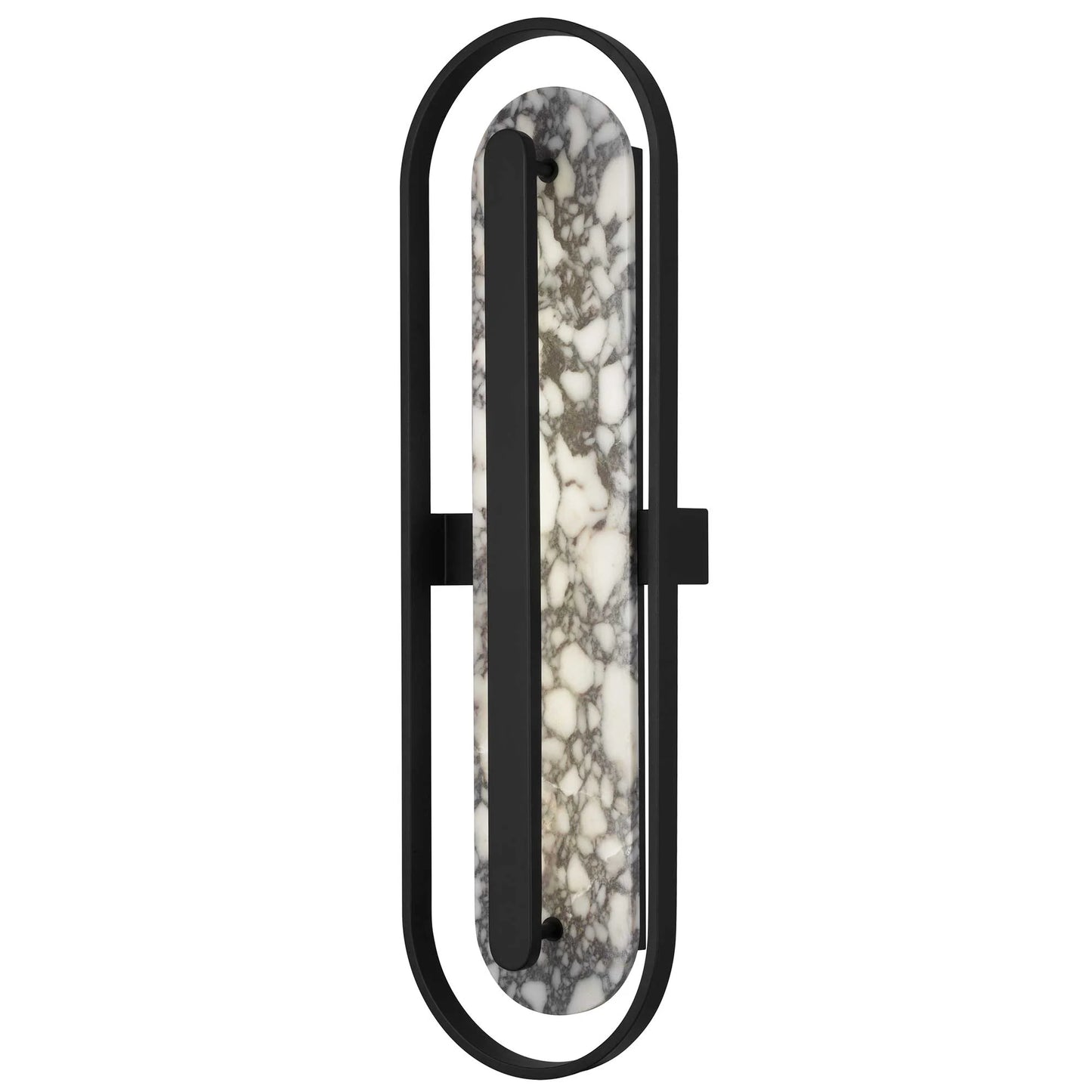 Alteck lighting AW0127-3CCT-W-BK 34" Roundabout LED Outdoor Wall Sconce With Modern Circular Exterior Light - Finish: Sand Black
