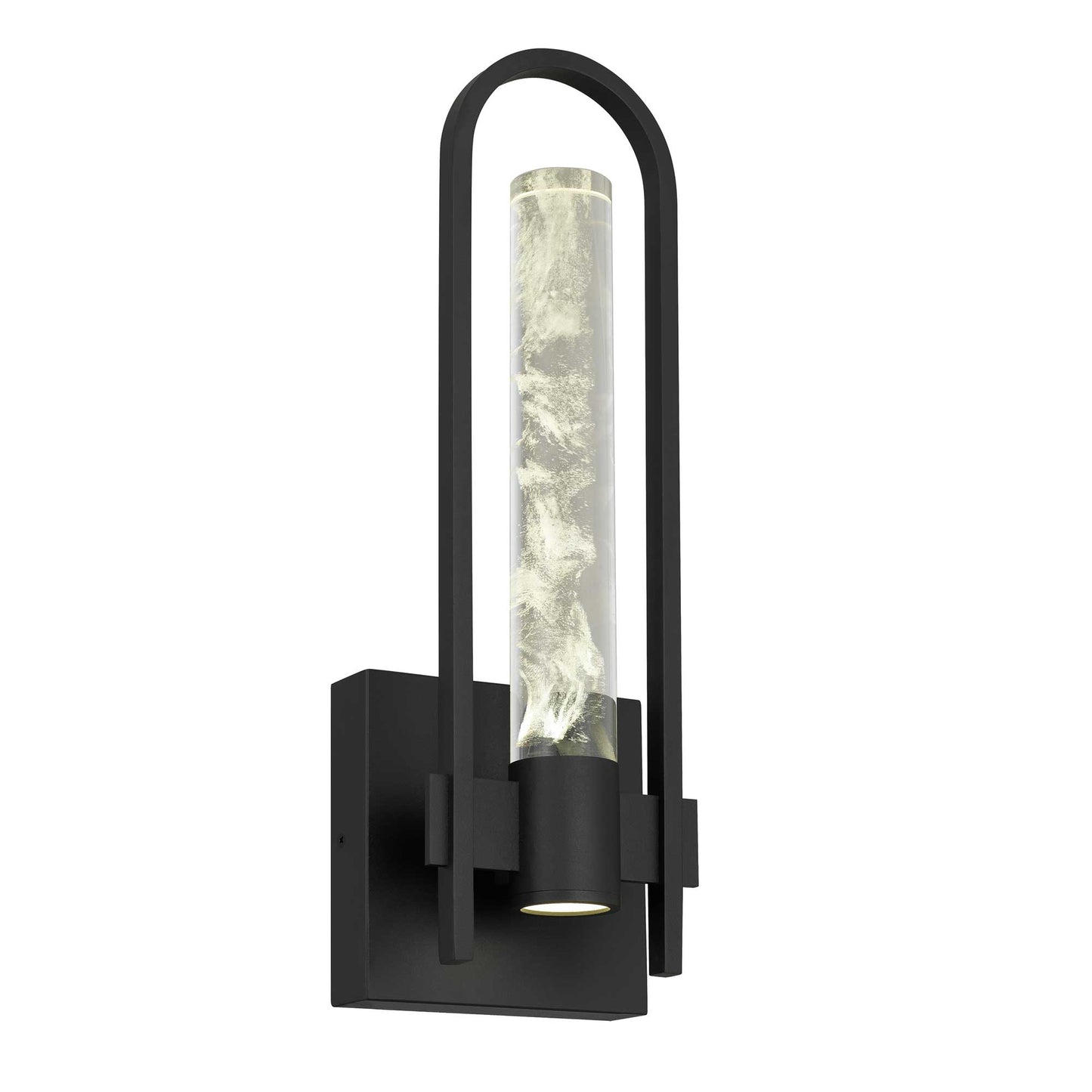 Alteck lighting AW0132-3CCT-W-BK Arch 17.75" LED Outdoor Wall Sconce Light - Finish: Sand Black