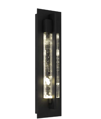 Alteck lighting AW0133-3CCT-W-BK Rivera 1-lt 20" Tall LED Outdoor Wall Sconce, 3CCT Selectable