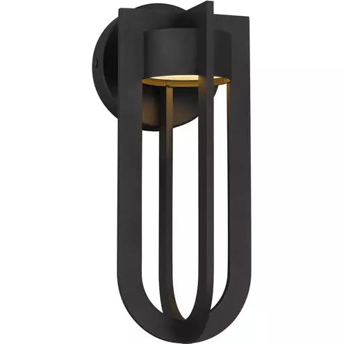 Alteck lighting AW0138-3CCT-W-DB Furo LED 12 inch Dark Bronze Outdoor Wall Sconce, 3CCT 3000K/4000K/5000K , Lumens 300lm, Watt 5W