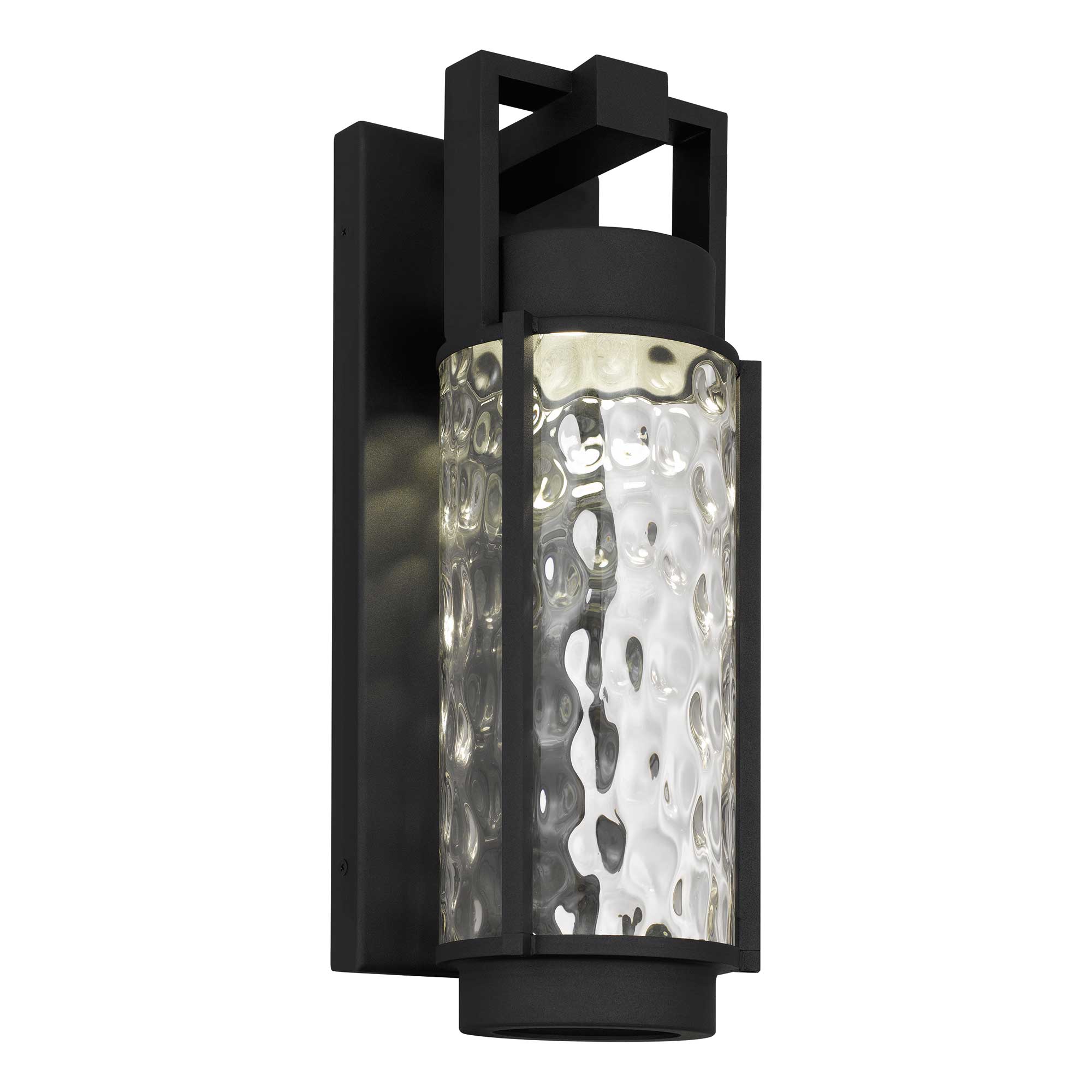 Alteck lighting AW0141-3CCT-W-BK Winston 17" LED Outdoor Wall Sconce Light  - Finish: Sand Black