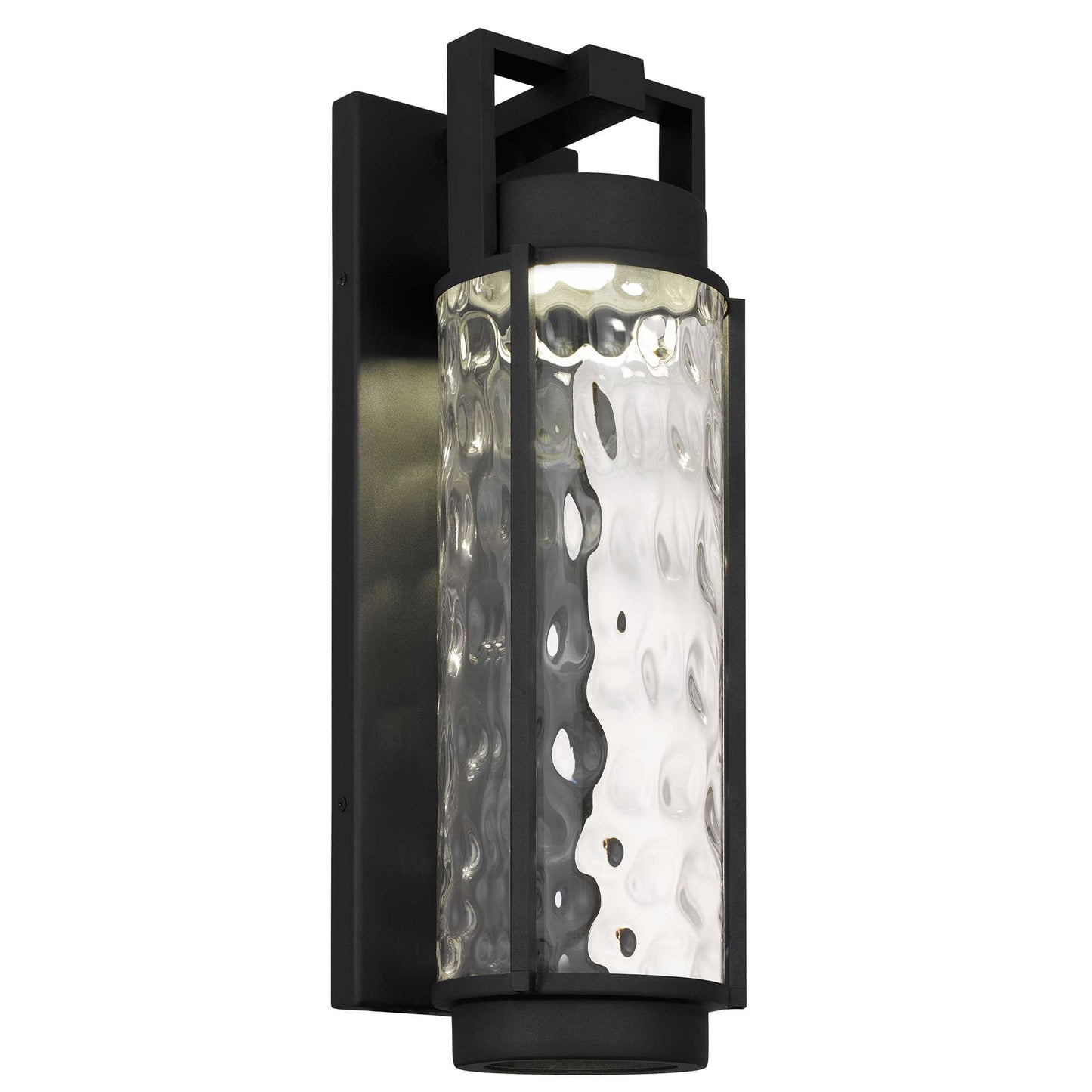 Alteck lighting AW0142-3CCT-W-BK 21.75" LED Outdoor Wall Sconce Light  - Finish: Sand Black