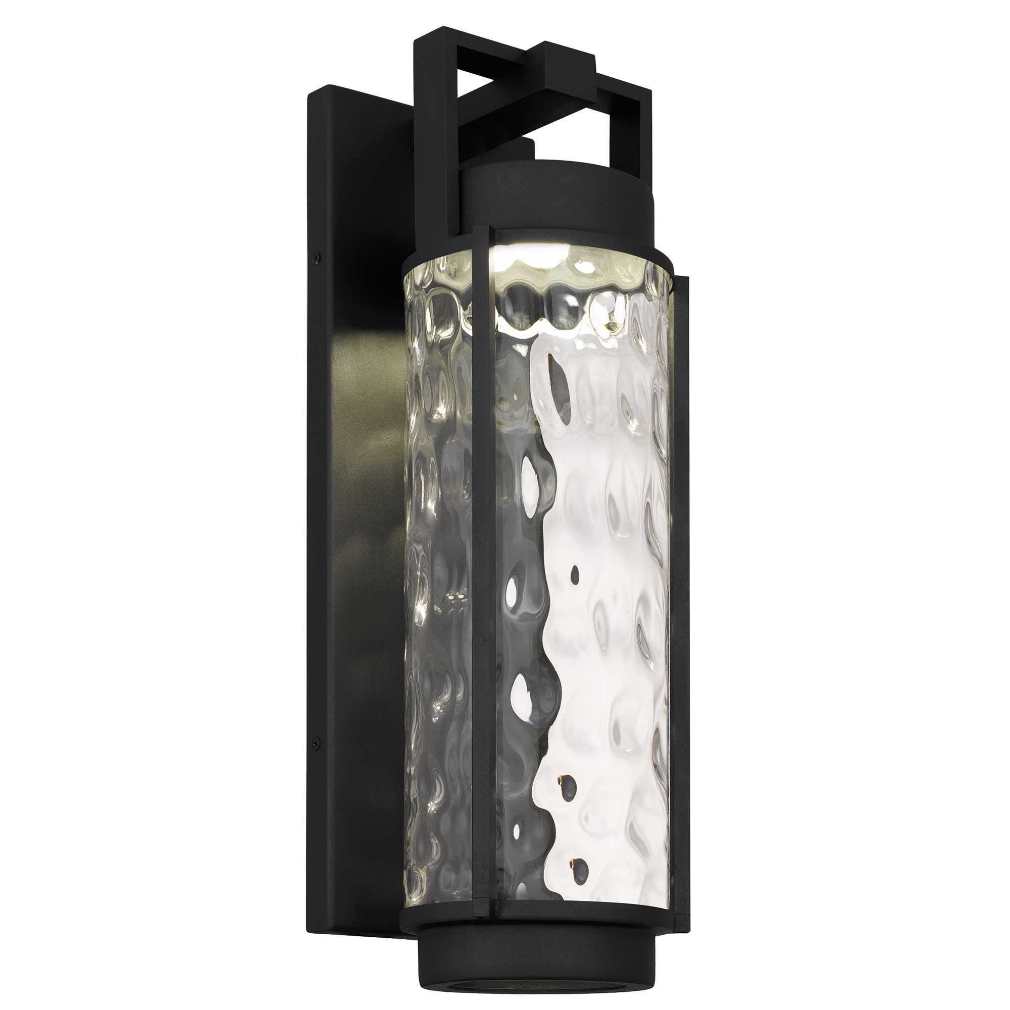 Alteck lighting AW0142-3CCT-W-BK 21.75" LED Outdoor Wall Sconce Light  - Finish: Sand Black