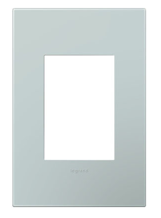 Legrand AWP1G3BL4 Adorne 1-Gang+ Screwless Wall Plate, Pale Blue Finish
