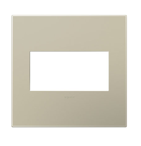 Legrand AWP2GTM4 Adorne Titanium 2-Gang Screwless Wall Plate