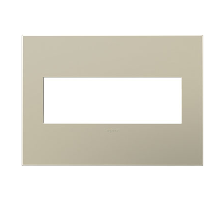 Legrand AWP3GTM4 Adorne Titanium 3-Gang Screwless Wall Plate