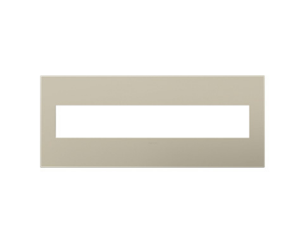 Legrand AWP6GTM1 Adorne Titanium 6-Gang Screwless Wall Plate