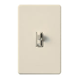 Lutron AY-103P-LA Ariadni Toggle Dimmer, 3-Way, 1000W Incandescent/Halogen, Light Almond Finish