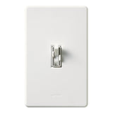 Lutron AY2-LFSQ-WH Ariadni Toggle Quiet 3-Speed Fan Control & Dimmer, Single Pole 1.5A Fan, 300W Incandescent/Halogen, White Finish