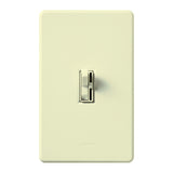 Lutron AYF-103P-AL Ariadni Toggle Dimmer, 3-Wire Fluorescent, Single Pole/3-Way, 120V, 8A, Almond Finish