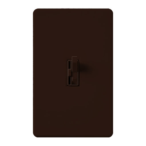 Lutron AYFSQ-F-BR Ariadni Toggle Quiet 3-Speed Fan Control, Single Pole/3-Way, 1.5A, Brown Finish