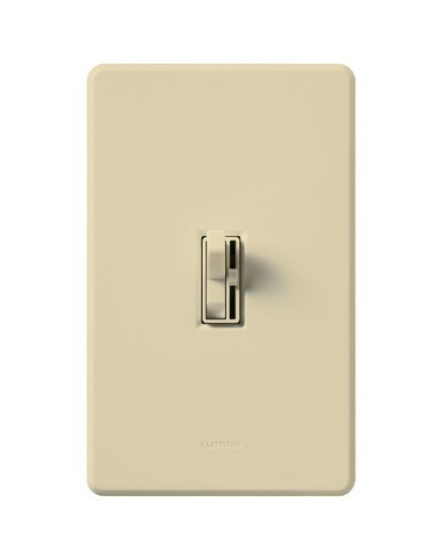 Lutron AYLV-600PH-IV Ariadni Single Pole Toggle Switch Dimmer – Ivory Finish