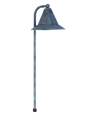 Dabmar Lighting LV46-L3-30K-AG Brass Path Light G4 LED, Voltage 12V, Wattage 3W, Color Temperature 3000K, Acid Green Finish