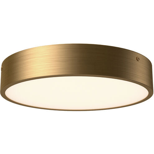 Alora Mood FM554011AG-5CCT Adelaide LED 11.13 inch Aged Gold Flush Mount Ceiling Light