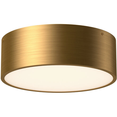 Alora Mood FM556012AG Brisbane 2 Light 12 inch Aged Gold Flush Mount Ceiling Light