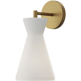 Alora Mood WV473706AGOP Betty 1 Light 6.38 inch Aged Gold Bath Vanity Light Wall Light