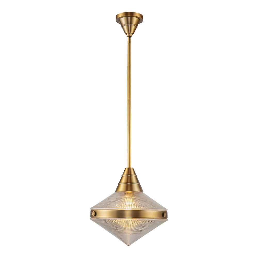 Alora Lighting PD348114VBPG Willard 1 Light 13.50 inch Pendant