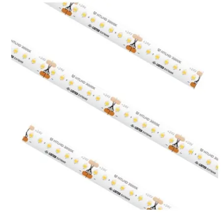 American Lighting HTLHD-NW-100 100-ft HTL HD Series Tape Light, IP54, Wattage 3.65W/ft, Lumens 355 lm, Voltage 24V, Color Temperature 3500K