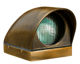 Dabmar Lighting LV73-ABS Brass Bullet Step Deck Light 2-Pin, Voltage 12V, Antique Brass Finish