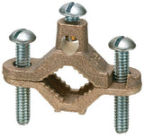 Arlington 722B 2-1/2" - 4" Brass Ground Clamp