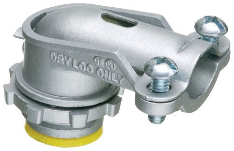 Arlington 851A 1/2" 90-Deg Flex Connector 25 Pack
