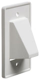 Arlington CE1 Single-Gang Reversible Non-Metallic Cable Entrance Plate, White Finish