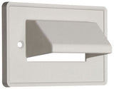 Arlington CEH1 1G Horz Scoop Plate/White